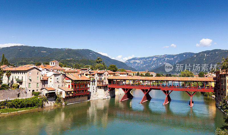 Bassano del Grappa and Ponte维奇奥